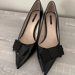 Zara Black Pointed Toe Heel